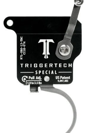 Best Seller - TriggerTech Special Single-Stage Curved Trigger Remington 700 Left 1-3.50 lbs
