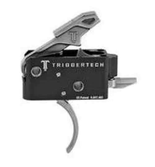Limited Time - TriggerTech AR0-TBS-33-NNC AR-15 Curved Two-Stage Competition Trigger Stainless