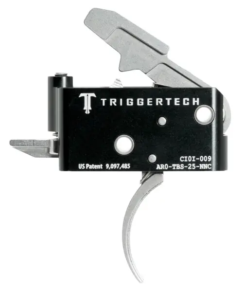 Reliable Choice | TriggerTech AROTBS25NNC Adaptable Primary Two-Stage Traditional Curved Trigger