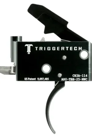 Sale | TriggerTech AROTBB25NNC Adaptable Primary Two-Stage Traditional Curved Trigger AR-15 Right