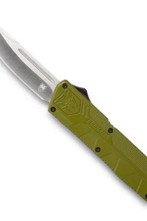 Ready to Order - Cobratec Knives Lightweight OTF OD Green Aluminum