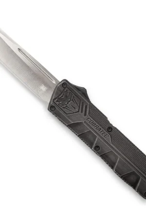 Cobratec Knives Lightweight OTF 3.25 in Tanto Stonewashed Aluminum Handle | Popular Choice