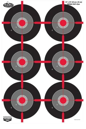 Today Only - Birchwood Casey Dirty Bird Bullseye Hanging Tagboard Target