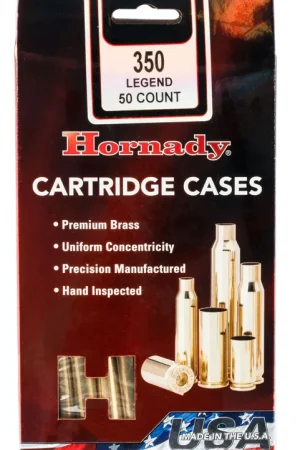 Hornady 87296 350 Legend Unprimed Rifle Cases 50 Count | Best Value