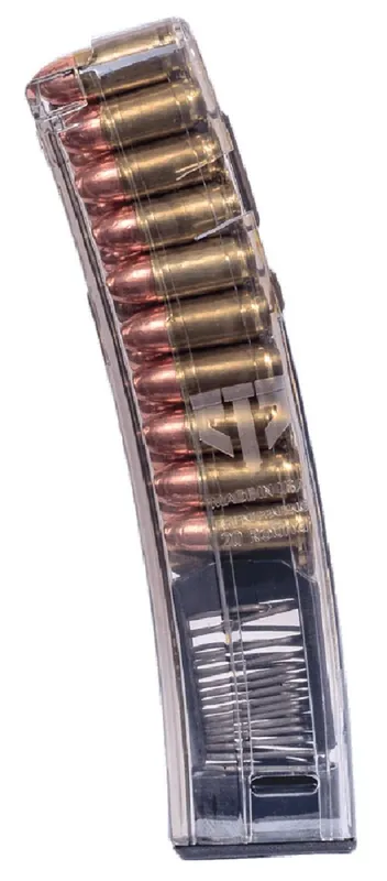 Elite Tactical Systems ETS MP5 Magazine 9mm 20rd Clear Detachable | Best-Selling