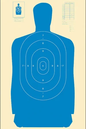 High Quality | Action Target B-27S Blue