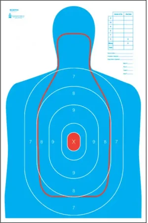 Action Target B-27E and FBI Q Combination Silhouette Paper Target - Buy Now