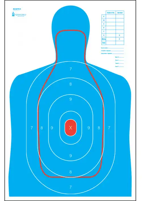 Action Target B-27E and FBI Q Combination Silhouette Paper Target - Buy Now