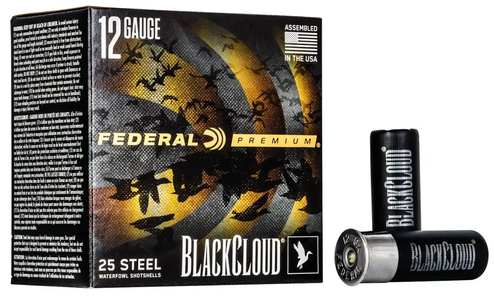 Special Discount - Federal Premium Black Cloud FS Steel 12 Gauge Birdshot