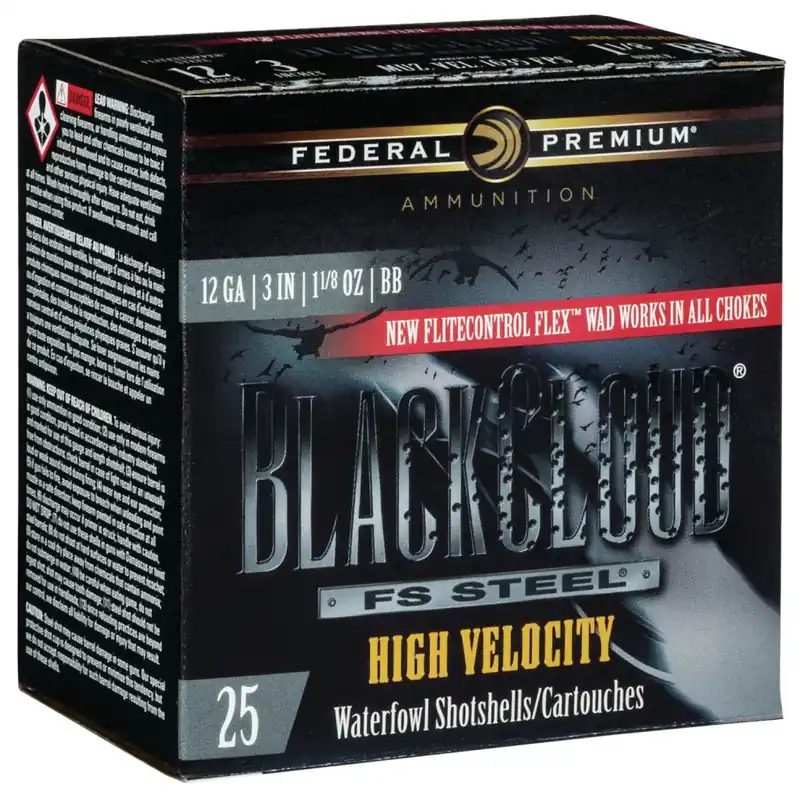 Top Seller - Federal Premium Black Cloud FS Steel High Velocity 12 Gauge