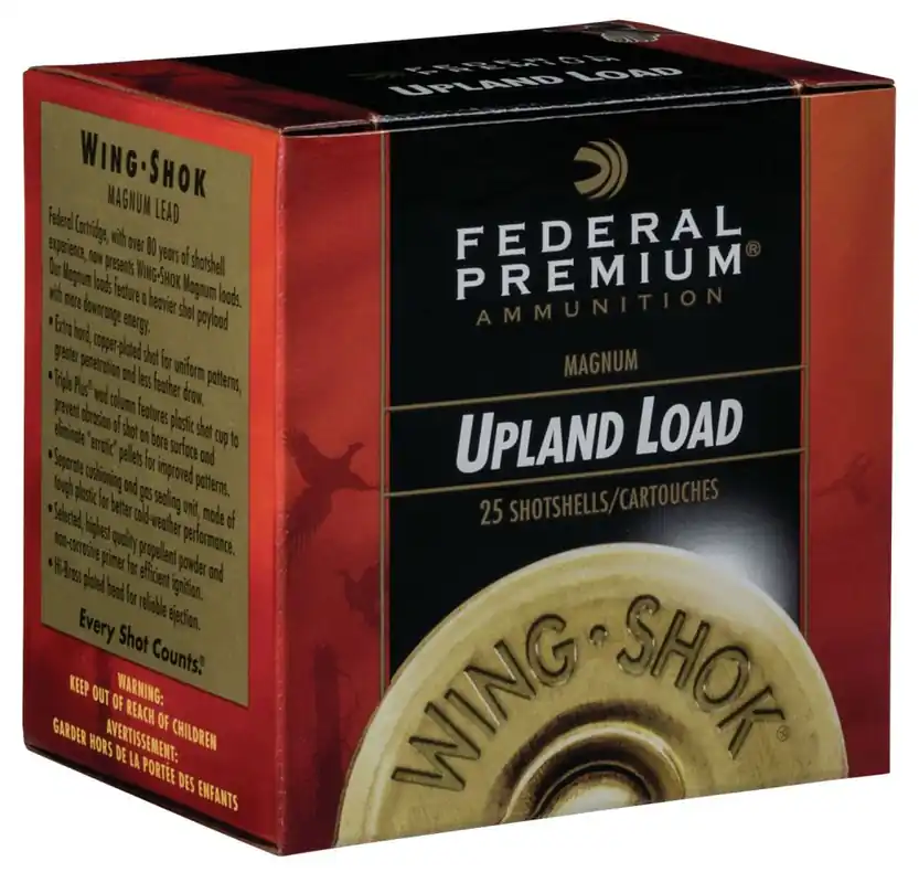 Federal Premium Upland Wing-Shok High Velocity 12 Gauge - Best Seller