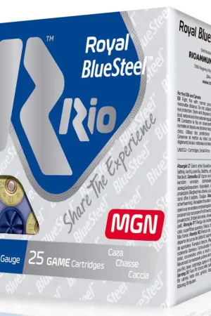 Low Price - RIO AMMUNITION Royal BlueSteel Magnum 12 Gauge 3" 1-1/4 oz 4 Shot 25 Bx/ 10 Cs