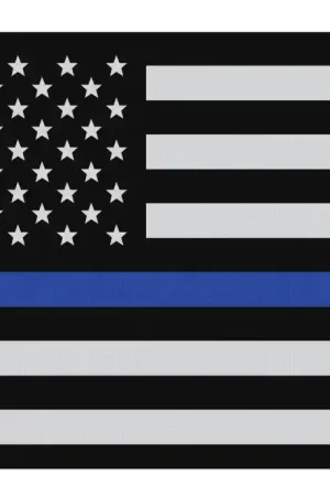 Reduced Price | TekMat TekMat Original Cleaning Mat Police Support Blue Line Flag