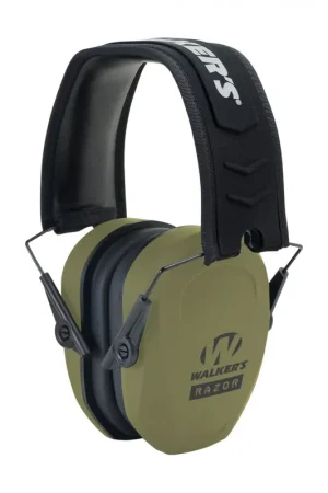 Ends Soon | Walker's Razor Slim Passive Muff 27dB OD Green Black Headband