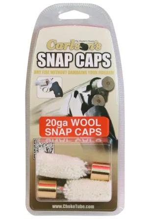 Shop Today - Carlsons Snap Cap 20 Gauge Wool with Brass Base 2-Pack