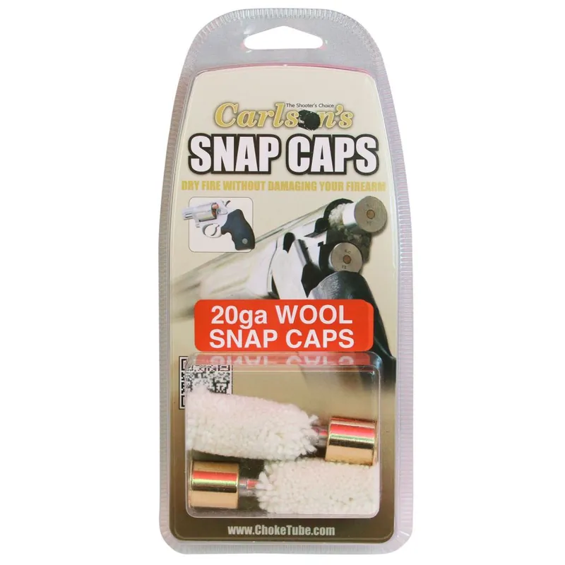 Shop Today - Carlsons Snap Cap 20 Gauge Wool with Brass Base 2-Pack