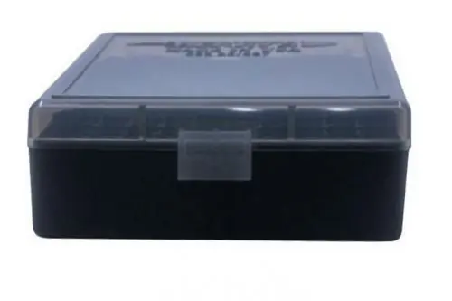 Great Value - Berry's 003 Ammo Box 38 Special 357 Mag 100rd Smoke Lid Black Bottom