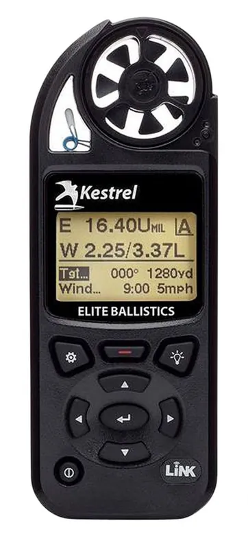 KestrelMeters 0857ABLK 5700 Elite Weather Meter Black AA Link Connectivity Applied Ballistics | Sale Price