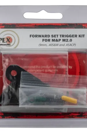 Reliable Choice - Apex Curved Forward Set Trigger Kit M&P M2.0 Black Anodized