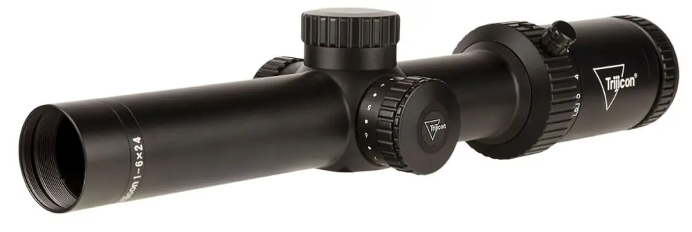 Trijicon 2900017 Credo 1-6x 24mm Obj 21.40 ft @ 100 yds FOV 30mm Tube Matte Black Finish Red MRAD Segmented Circle - Premium Quality
