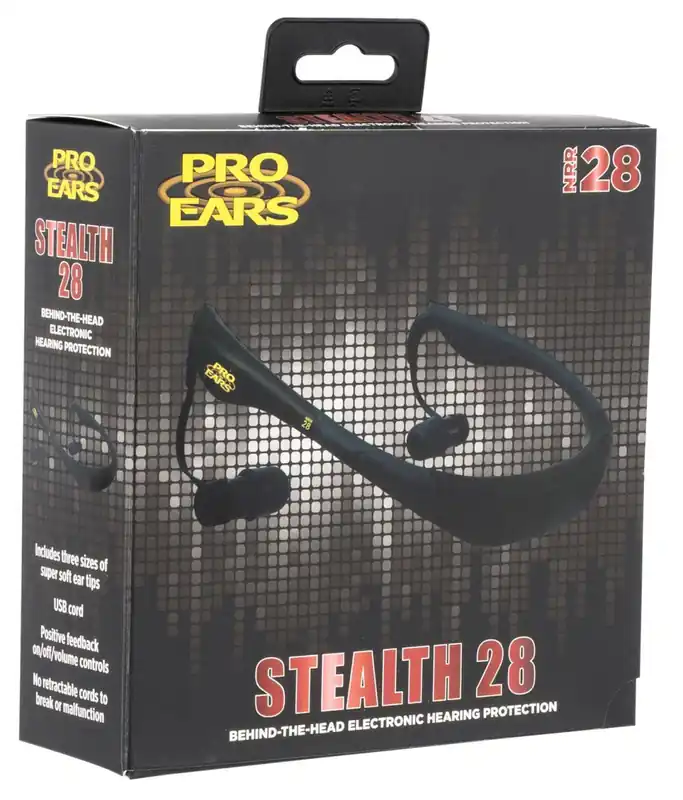 Pro Ears Stealth 28 Electronic Black | Discount