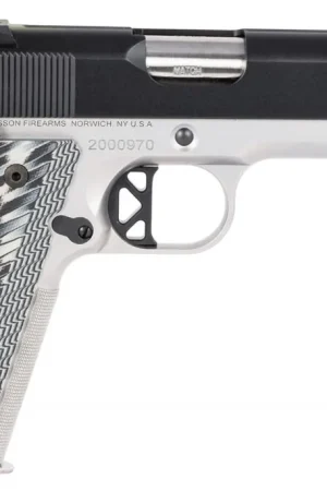 Dan Wesson V-Bob Commander Size .45 ACP Stainless/Silver Pistol - Great Value