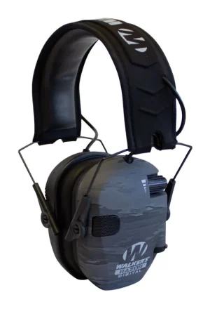 Buy Now - Walkers Razor Pro Digital Electronic Polymer 23 dB Over the Head ATACS Ghost Ear Cups w/Black Band Black Band