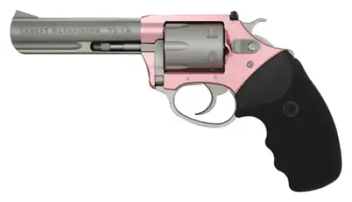 Charter Arms Pathfinder Lite Pink Lady .22 LR Stainless/Silver Revolver - Must-Have