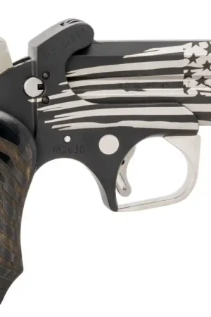 Bond Arms Old Glory American Flag Engraving .45 Colt/.410 Black Cerakote Derringer | Popular Pick