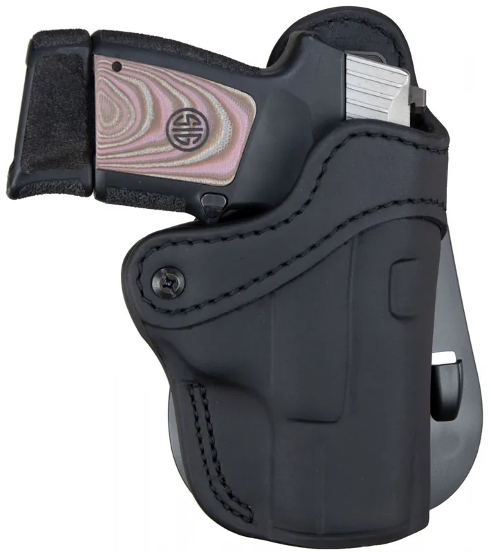 1791 Gunleather BH2.1 Optic Ready Leather OWB Holster for Glock 17 S&W Shield Springfield XD9 Black | Ready to Order