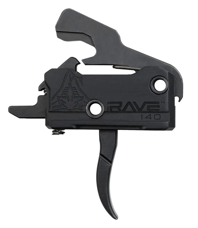 Trending | Rise Armament RA-140 Super Sporting Single-Stage Curved Trigger Black Hardcoat Anodized