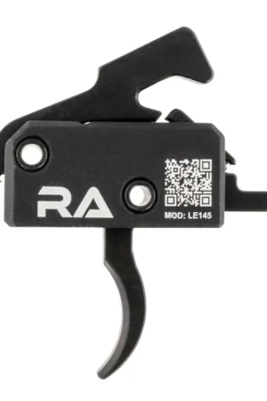 Low Price | Rise Armament LE145 Tactical AR-Platform Single-Stage Curved Trigger Black Hardcoat Anodized