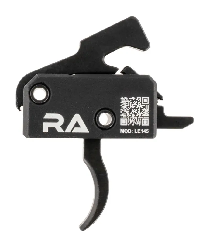 Low Price | Rise Armament LE145 Tactical AR-Platform Single-Stage Curved Trigger Black Hardcoat Anodized
