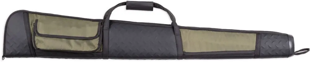 Bulldog Armor 52" Shotgun Case Green with Black Nylon - Secure Shopping
