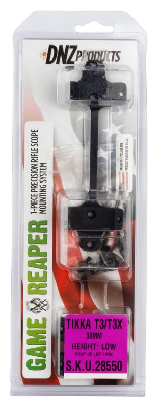 DNZ Products Game Reaper Tikka T3,T3x 30mm Low 1-Piece Matte Black - Ends Today