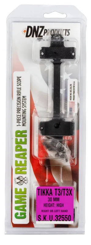 Clearance | DNZ Products Game Reaper Tikka T3,T3x 30mm High 1-Piece Matte Black