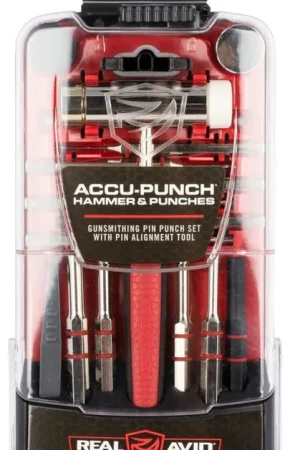 Discount | Real Avid Revo Accu-Punch Hammer & Punches Hammer and Punch Set Red
