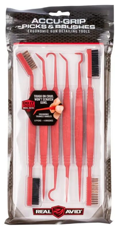 Real Avid Revo Accu-Grip Picks & Brushes Rifle/Shotgun Plastic | Just In