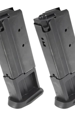 Buy Direct | Ruger 57 Magazine Value Pack 2-Pack 5.7x28mm 10rd Steel Detachable Black