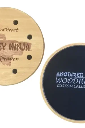 Order Now | Woodhaven Calls Anodized Ninja Custom Calls Friction Turkey Pot Call Black Anodized