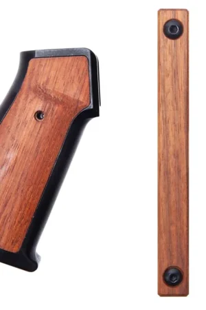 Reduced Price - Sharps Bros AR-15 Grip Set Brazilian Cherry Anodized Black Aluminum