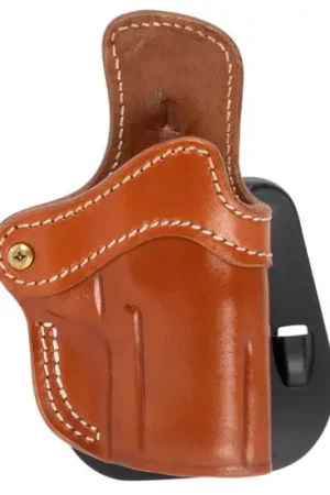 1791 Gunleather PDH-2 Optic Ready Paddle Holster Signature Brown Leather - Professional Grade