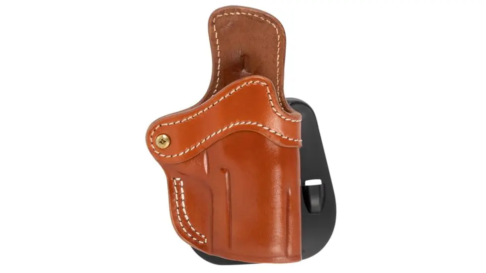1791 Gunleather PDH-2 Optic Ready Paddle Holster Signature Brown Leather - Professional Grade
