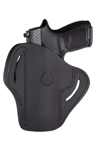 1791 Gunleather BH2.4 Optic Ready Belt Holster Stealth Black Leather | Best Value