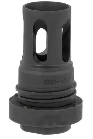YHM Mini Q.D. Flash Hider 5.56 NATO 1/2"-36 Black Phosphate | Premium