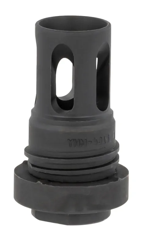 YHM Mini Q.D. Flash Hider 5.56 NATO 1/2"-36 Black Phosphate | Premium