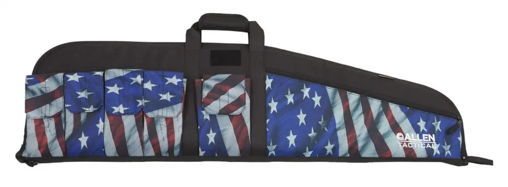 Sale | Allen Company Victory 42-inch Tactical Rifle Case American Flag w/Black Trim Endura
