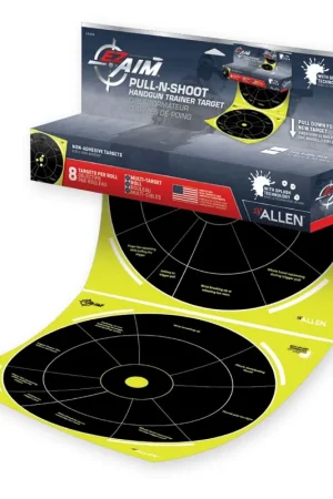 Allen Company EZ Aim Pull-N-Shoot Splash Paper Handgun Trainer Targets - Limited Stock