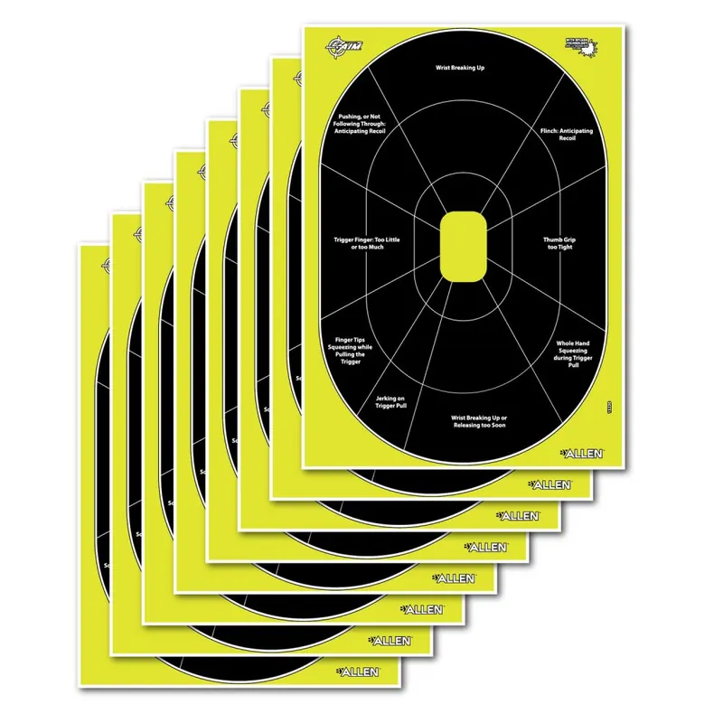 Allen Company EZ Aim Splash Non-Adhesive Paper Yellow/Black | Buy Direct