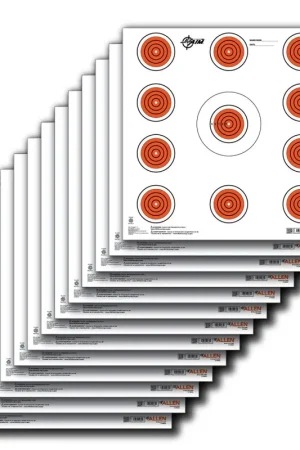 Sale Price | EZ Aim Paper Spot Indoor White/Orange 12x12 Spot